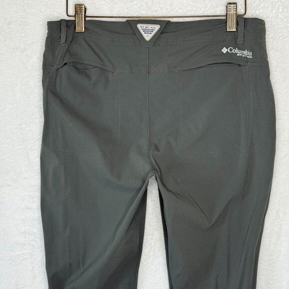 Columbia Women's Gray PFG Ultimate Break Wake Roll-Up Pants Size 8 Fishing hike - Picture 11 of 16
